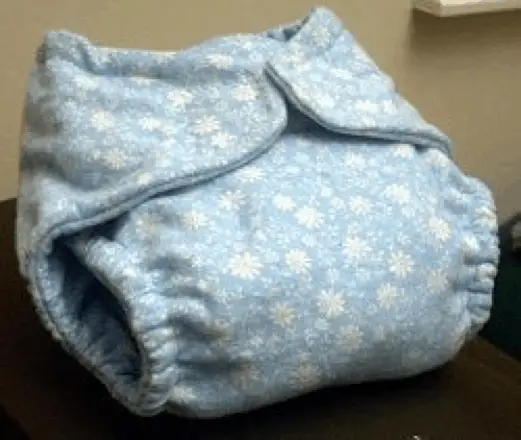 blue cloth nappies