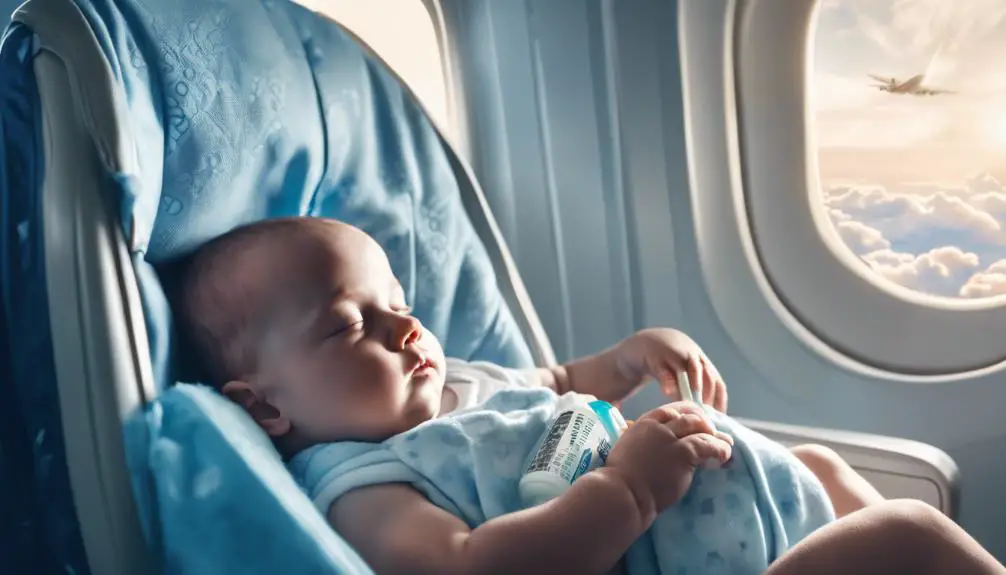 feeding infants on planes