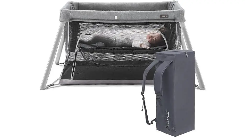 portable travel crib option